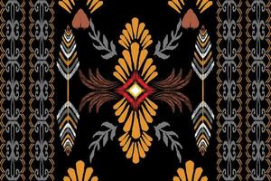 abstrakt ethnisch Ikat Hintergrund. ethnisch nahtlos Muster im Stamm. Stoff Mexikaner Stil. Design zum Hintergrund, Vektor Illustration, Stoff, Kleidung, Teppich, Textil, Batik, Stickerei.