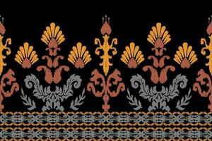 abstrakt ethnisch Ikat Hintergrund. ethnisch nahtlos Muster im Stamm. Stoff Mexikaner Stil. Design zum Hintergrund, Vektor Illustration, Stoff, Kleidung, Teppich, Textil, Batik, Stickerei.