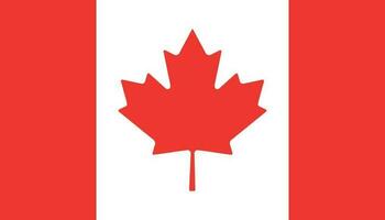 Kanada Flagge Symbol im eben Stil. kanadisch National Zeichen Vektor Illustration. politisch Geschäft Konzept.