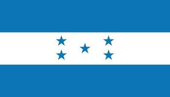 Honduras Flagge Symbol im eben Stil. National Zeichen Vektor Illustration. politisch Geschäft Konzept.