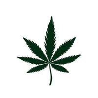 Cannabis, Vektor Illustration Linie Kunst