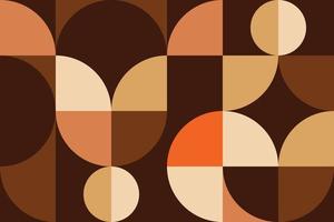 Geometrie minimalistischer Wandkunst-Vintage-Hintergrund. abstraktes minimalistisches Musterdesign für Poster, Webbanner, Präsentation, Paket. vektor