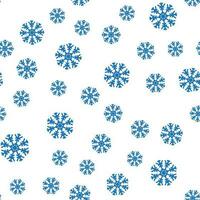 Weihnachten nahtlos Muster mit Schneeflocken, Vektor Illustration