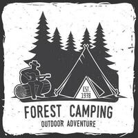camping extrem äventyr . vektor illustration.
