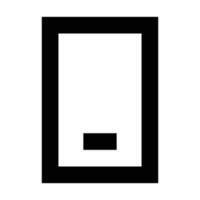 Smartphone Symbol. geeignet zum Webseite ui Design vektor