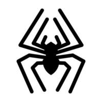 Spinne Vektor Glyphe Symbol zum persönlich und kommerziell verwenden.