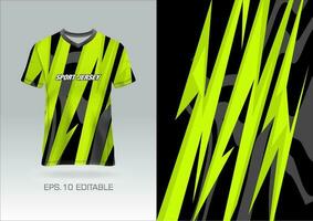 Trikot Design Sublimation T-Shirt Premium geometrisches Muster unglaubliche Vektorkollektion für Fußball Fußballrennen Radfahren Gaming Motocross Sport vektor