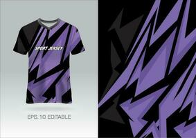 Trikot Design Sublimation T-Shirt Premium geometrisches Muster unglaubliche Vektorkollektion für Fußball Fußballrennen Radfahren Gaming Motocross Sport vektor