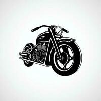 vektor årgång platt motorcykel ikon design