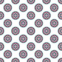 indisch Muster Arabisch Mandala nahtlos Muster. vektor