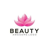 lotus skönhet färgrik logotyp illustration vektor