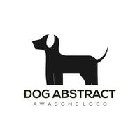 Hund abstrakt Logo vektor