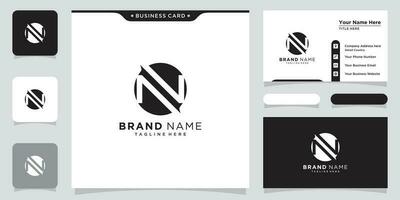 Initiale Brief n Logo Design Vektor Vorlage. kreativ n Logo Design