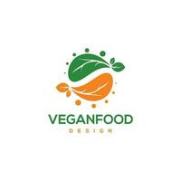 gesund organisch Öko Vegetarier Essen Logo Design Vektor Vorlage. Ökologie Gesundheit Öko organisch Logo frisch von Bauernhof Gemüse Logo Konzept Symbol Kunst