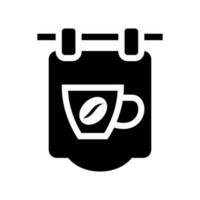 Kaffee Geschäft Zeichen Symbol Vektor Symbol Design Illustration