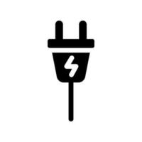 Stecker Symbol Vektor Symbol Design Illustration