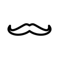 mustasch ikon vektor symbol design illustration