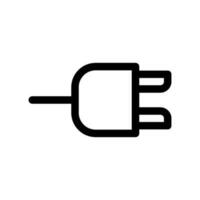 Stecker Symbol Vektor Symbol Design Illustration