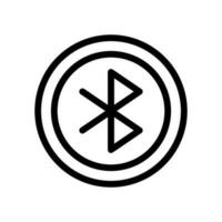 Bluetooth Symbol Vektor Symbol Design Illustration