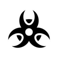 biohazard ikon vektor symbol design illustration