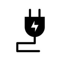 Stecker Symbol Vektor Symbol Design Illustration