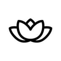 Lotus Symbol Vektor Symbol Design Illustration