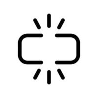ta bort länken ikon vektor symbol design illustration