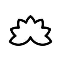 lotus ikon vektor symbol design illustration