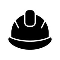 Bergbau Helm Symbol Vektor Symbol Design Illustration