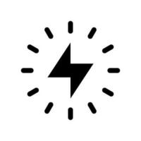 Elektrizität Symbol Vektor Symbol Design Illustration