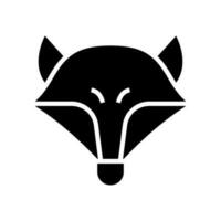 Arktis Fuchs Symbol Vektor Symbol Design Illustration