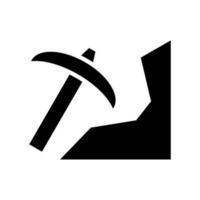 grävning ikon vektor symbol design illustration