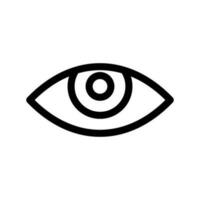 Auge Symbol Vektor Symbol Design Illustration