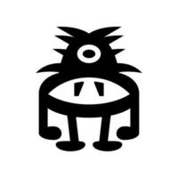 snigel post monster ikon vektor symbol design illustration