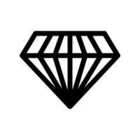 Diamant Symbol Vektor Symbol Design Illustration