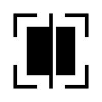 skanna ikon vektor symbol design illustration
