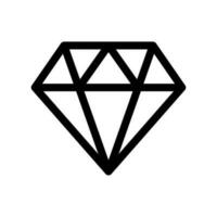 Diamant Symbol Vektor Symbol Design Illustration