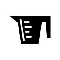 Messung Tasse Symbol Vektor Symbol Design Illustration