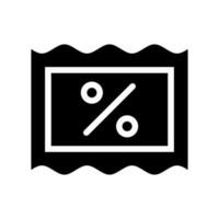 Coupon Symbol Vektor Symbol Design Illustration