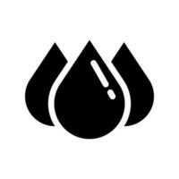 Wasser Symbol Vektor Symbol Design Illustration