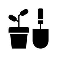 Gartenarbeit Symbol Vektor Symbol Design Illustration