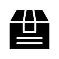 Lieferung Box Symbol Vektor Symbol Design Illustration