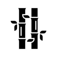 Bambus Symbol Vektor Symbol Design Illustration