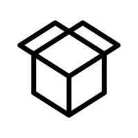 öffnen Box Symbol Vektor Symbol Design Illustration