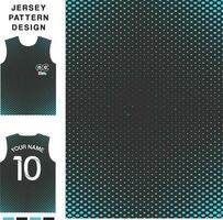 abstrakt Halbton Konzept Vektor Jersey Muster Vorlage zum Drucken oder Sublimation Sport Uniformen Fußball Volleyball Basketball E-Sport Radfahren und Angeln kostenlos Vektor.