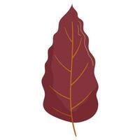 Herbst Wald Blatt Illustration. vektor