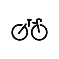 Fahrrad Logo, Fahrzeug Vektor, Fahrrad Silhouette Symbol, einfach Design Inspiration vektor