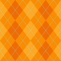 Argyle Vektor Muster. Argyle Muster. Orange Argyle Muster. nahtlos geometrisch Muster zum Kleidung, Verpackung Papier, Hintergrund, Hintergrund, Geschenk Karte, Pullover.
