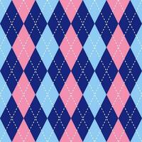 Argyle Vektor Muster. Argyle Muster. Rosa und Blau Argyle Muster. nahtlos geometrisch Muster zum Kleidung, Verpackung Papier, Hintergrund, Hintergrund, Geschenk Karte, Pullover.