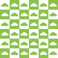 ljus grön moln. moln mönster. moln mönster bakgrund. moln bakgrund. sömlös mönster. för bakgrund, dekoration, gåva omslag vektor